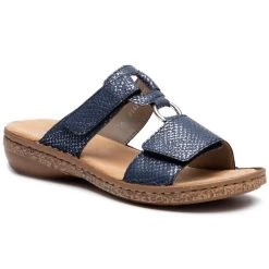 Rieker Γυναίκες Παντόφλες 628P9-14 Μπλε Μπλε