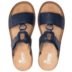 Rieker Γυναίκες Παντόφλες 628P9-14 Μπλε Μπλε -Rieker Εκπτώσεις unnamed file 4523