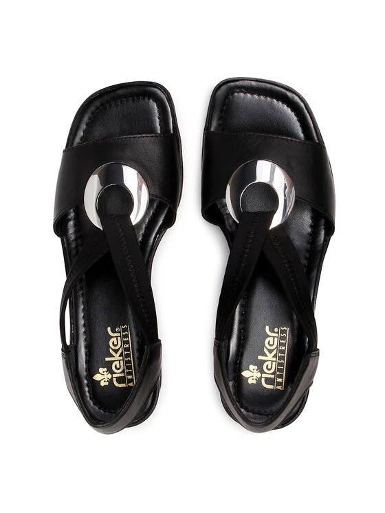 Rieker Γυναίκες Σανδάλια 62662-01 Μαύρο Μαύρο 8 Rieker Γυναίκες Σανδάλια 62662-01 Μαύρο Μαύρο - Image 6