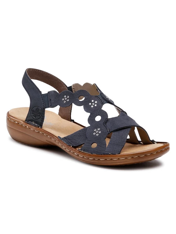 Rieker Γυναίκες Σανδάλια 60865-14 Σκούρο μπλε Σκούρο μπλε 3 Rieker Γυναίκες Σανδάλια 60865-14 Σκούρο μπλε Σκούρο μπλε