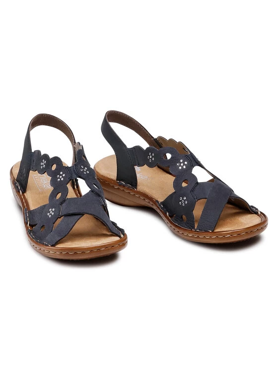 Rieker Γυναίκες Σανδάλια 60865-14 Σκούρο μπλε Σκούρο μπλε 7 Rieker Γυναίκες Σανδάλια 60865-14 Σκούρο μπλε Σκούρο μπλε - Image 5