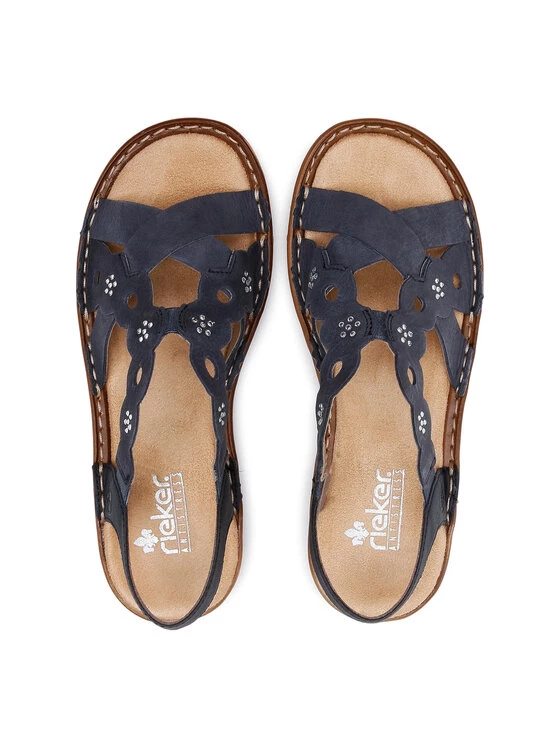 Rieker Γυναίκες Σανδάλια 60865-14 Σκούρο μπλε Σκούρο μπλε 8 Rieker Γυναίκες Σανδάλια 60865-14 Σκούρο μπλε Σκούρο μπλε - Image 6