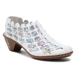 Rieker Γυναίκες Σανδάλια 46778-80A Λευκό Λευκό