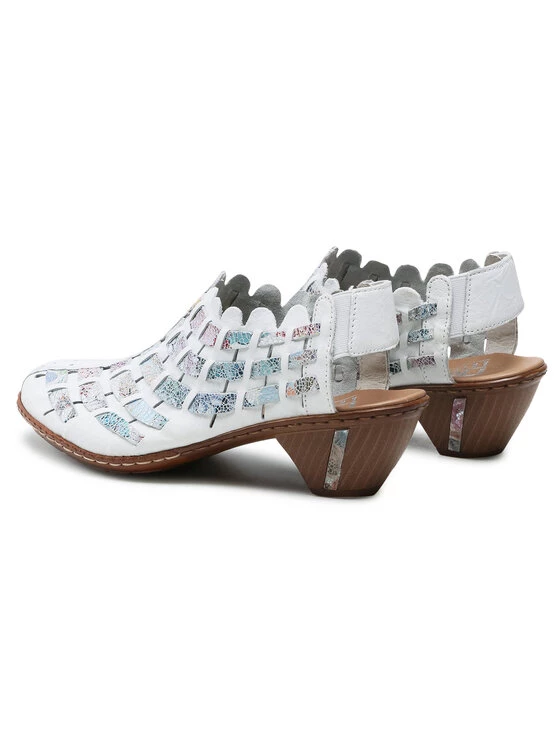 Rieker Γυναίκες Σανδάλια 46778-80A Λευκό Λευκό 5 Rieker Γυναίκες Σανδάλια 46778-80A Λευκό Λευκό - Image 3