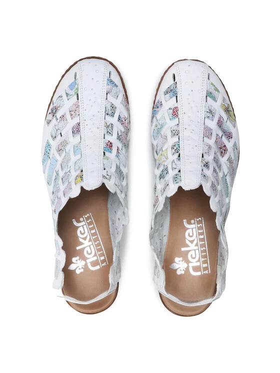 Rieker Γυναίκες Σανδάλια 46778-80A Λευκό Λευκό 8 Rieker Γυναίκες Σανδάλια 46778-80A Λευκό Λευκό - Image 6