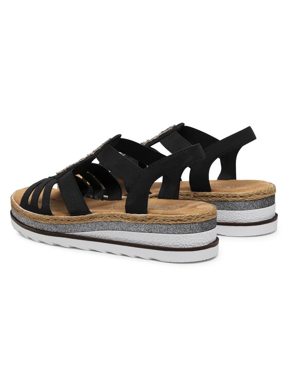 Rieker Γυναίκες Εσπαντρίγιες V79G8-14A Σκούρο μπλε Σκούρο μπλε 5 Rieker Γυναίκες Εσπαντρίγιες V79G8-14A Σκούρο μπλε Σκούρο μπλε - Image 3