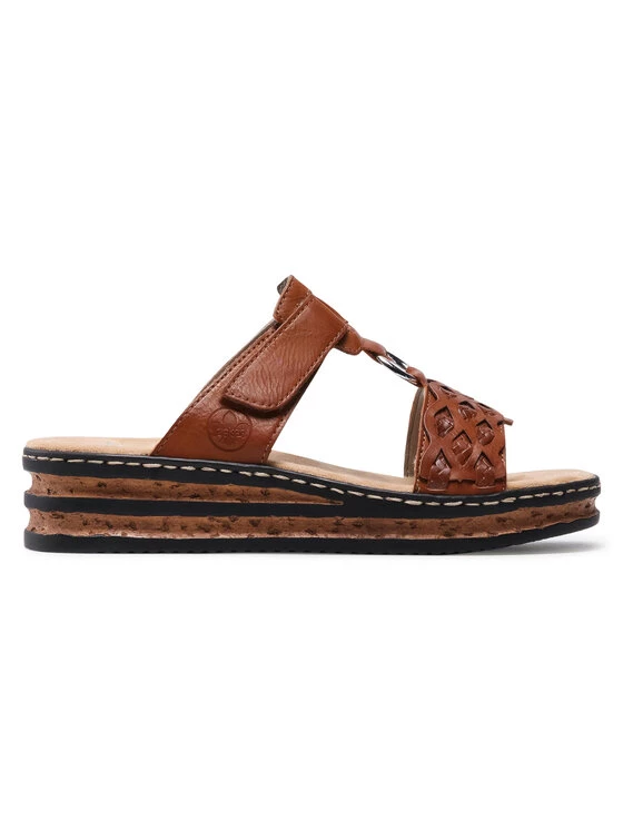 Rieker Γυναίκες Παντόφλες 629K9-24A Καφέ Καφέ 4 Rieker Γυναίκες Παντόφλες 629K9-24A Καφέ Καφέ - Image 2