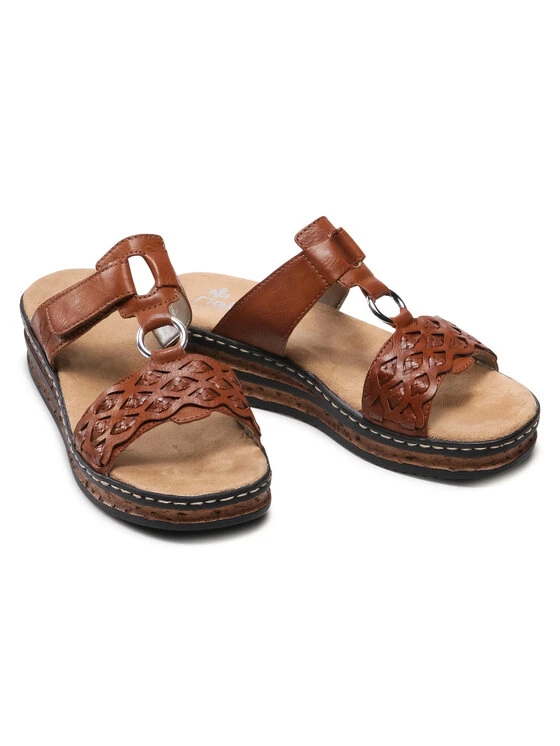 Rieker Γυναίκες Παντόφλες 629K9-24A Καφέ Καφέ 7 Rieker Γυναίκες Παντόφλες 629K9-24A Καφέ Καφέ - Image 5