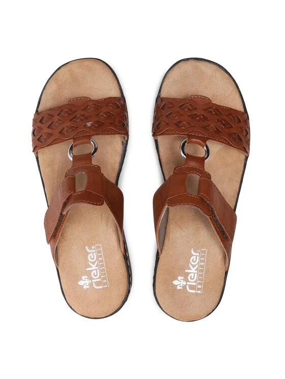 Rieker Γυναίκες Παντόφλες 629K9-24A Καφέ Καφέ 8 Rieker Γυναίκες Παντόφλες 629K9-24A Καφέ Καφέ - Image 6