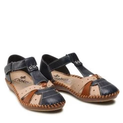 Rieker Γυναίκες Σανδάλια M1655-14 Σκούρο μπλε Σκούρο μπλε -Rieker Εκπτώσεις unnamed file 46