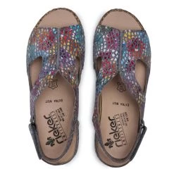 Rieker Γυναίκες Σανδάλια V7262-10 Γκρι Γκρι -Rieker Εκπτώσεις unnamed file 4607