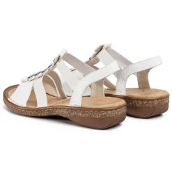 Rieker Γυναίκες Σανδάλια 62850-80 Λευκό Λευκό -Rieker Εκπτώσεις unnamed file 4694