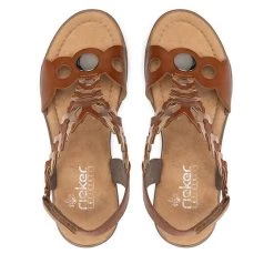 Rieker Γυναίκες Σανδάλια V55H4-24A Καφέ Καφέ -Rieker Εκπτώσεις unnamed file 4709