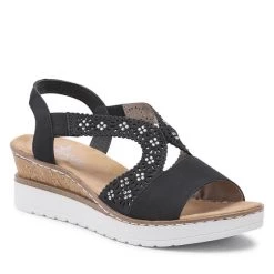 Rieker Γυναίκες Σανδάλια V3816-14VE Σκούρο μπλε Σκούρο μπλε