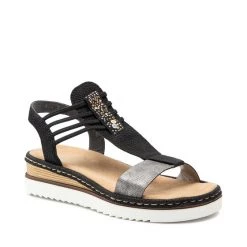 Rieker Γυναίκες Σανδάλια 679L1-90A Μαύρο Μαύρο