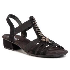 Rieker Γυναίκες Σανδάλια V6206-00 Μαύρο Μαύρο