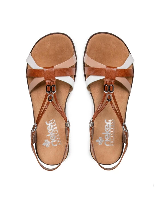 Rieker Γυναίκες Σανδάλια V3657-81 Καφέ Καφέ 8 Rieker Γυναίκες Σανδάλια V3657-81 Καφέ Καφέ - Image 6