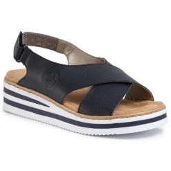 Rieker Γυναίκες Σανδάλια V0271-14 Σκούρο μπλε Σκούρο μπλε