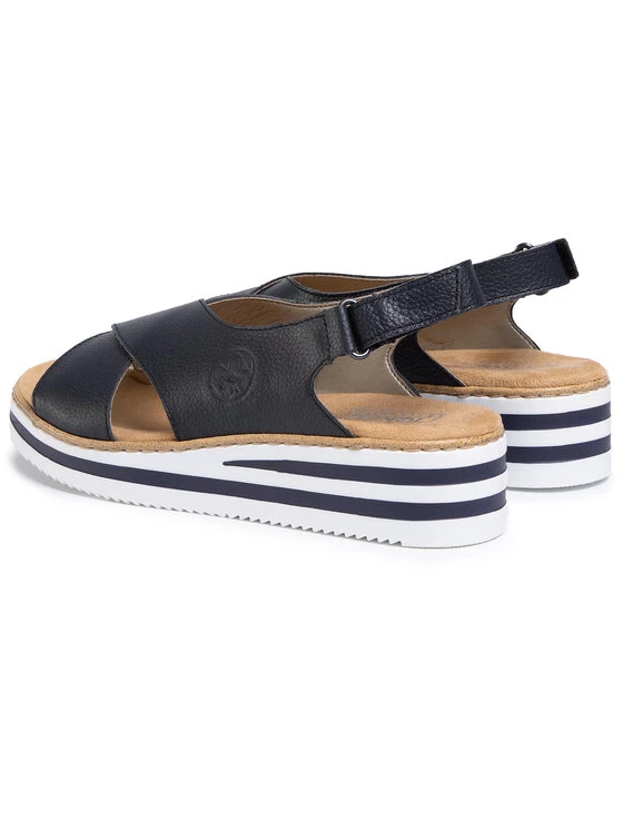 Rieker Γυναίκες Σανδάλια V0271-14 Σκούρο μπλε Σκούρο μπλε 5 Rieker Γυναίκες Σανδάλια V0271-14 Σκούρο μπλε Σκούρο μπλε - Image 3