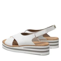 Rieker Γυναίκες Σανδάλια V0271-80 Λευκό Λευκό -Rieker Εκπτώσεις unnamed file 4789