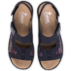 Rieker Γυναίκες Σανδάλια 65989-14 Σκούρο μπλε Σκούρο μπλε -Rieker Εκπτώσεις unnamed file 4821