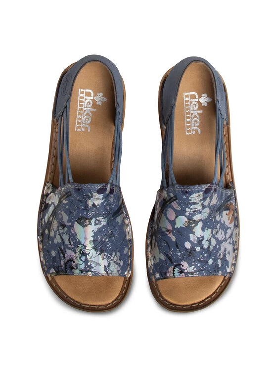 Rieker Γυναίκες Σανδάλια 608F1-91 Σκούρο μπλε Σκούρο μπλε 7 Rieker Γυναίκες Σανδάλια 608F1-91 Σκούρο μπλε Σκούρο μπλε - Image 5