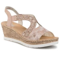 Rieker Γυναίκες Σανδάλια 61916-31 Ροζ Ροζ