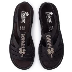 Rieker Γυναίκες Σανδάλια 60806-00 Μαύρο Μαύρο -Rieker Εκπτώσεις unnamed file 4905