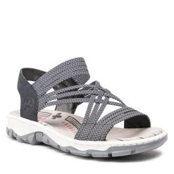 Rieker Γυναίκες Σανδάλια 68888-14 Σκούρο μπλε Σκούρο μπλε