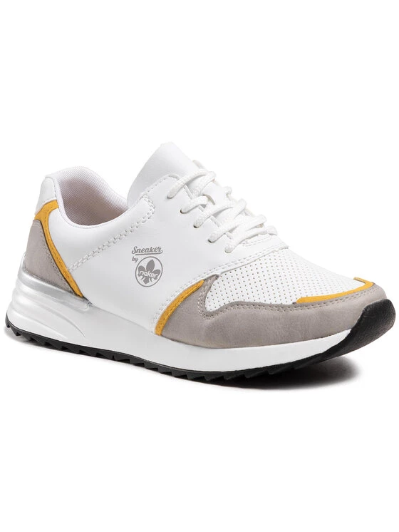 Rieker Γυναίκες Κλειστά Παπούτσια Αθλητικά N8003-40 Λευκό Λευκό 3 Rieker Γυναίκες Κλειστά Παπούτσια Αθλητικά N8003-40 Λευκό Λευκό