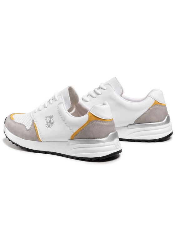 Rieker Γυναίκες Κλειστά Παπούτσια Αθλητικά N8003-40 Λευκό Λευκό 5 Rieker Γυναίκες Κλειστά Παπούτσια Αθλητικά N8003-40 Λευκό Λευκό - Image 3