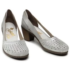 Rieker Γυναίκες Γοβάκια Κλειστά παπούτσια 40987-90 Ασημί Ασημί -Rieker Εκπτώσεις unnamed file 803