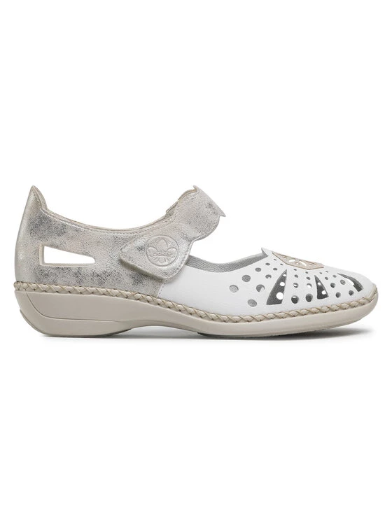 Rieker Γυναίκες Κλειστά Παπούτσια Κλειστά παπούτσια 41368-80 Λευκό Λευκό 4 Rieker Γυναίκες Κλειστά Παπούτσια Κλειστά παπούτσια 41368-80 Λευκό Λευκό - Image 2