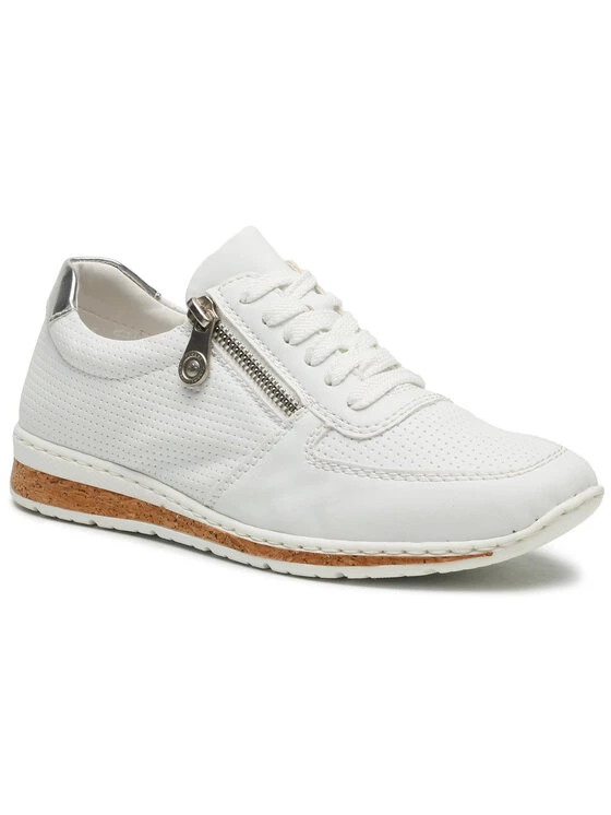 Rieker Γυναίκες Κλειστά Παπούτσια Αθλητικά N5127-80 Λευκό Λευκό 3 Rieker Γυναίκες Κλειστά Παπούτσια Αθλητικά N5127-80 Λευκό Λευκό