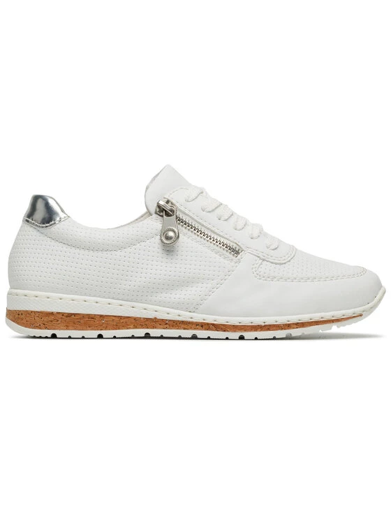 Rieker Γυναίκες Κλειστά Παπούτσια Αθλητικά N5127-80 Λευκό Λευκό 4 Rieker Γυναίκες Κλειστά Παπούτσια Αθλητικά N5127-80 Λευκό Λευκό - Image 2