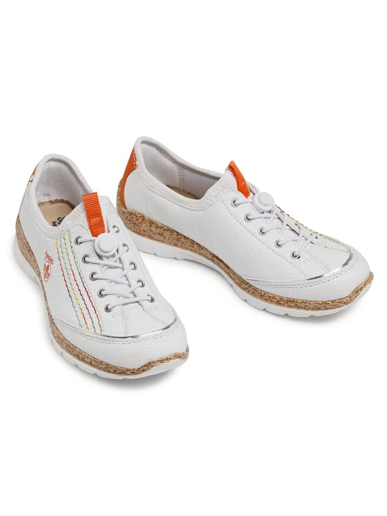 Rieker Γυναίκες Κλειστά Παπούτσια Κλειστά παπούτσια N42T0-81 Λευκό Λευκό 7 Rieker Γυναίκες Κλειστά Παπούτσια Κλειστά παπούτσια N42T0-81 Λευκό Λευκό - Image 5