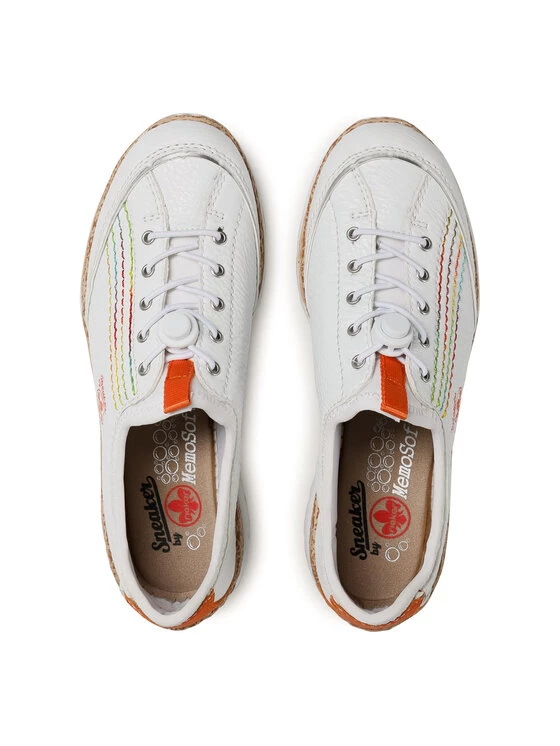 Rieker Γυναίκες Κλειστά Παπούτσια Κλειστά παπούτσια N42T0-81 Λευκό Λευκό 8 Rieker Γυναίκες Κλειστά Παπούτσια Κλειστά παπούτσια N42T0-81 Λευκό Λευκό - Image 6