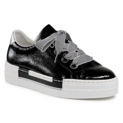 Rieker Γυναίκες Κλειστά Παπούτσια Αθλητικά N49A2-00 Μαύρο Μαύρο