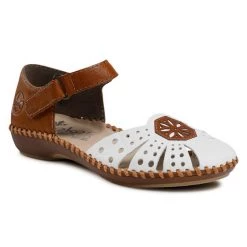 Rieker Γυναίκες Κλειστά Παπούτσια Κλειστά παπούτσια M1666-80 Λευκό Λευκό